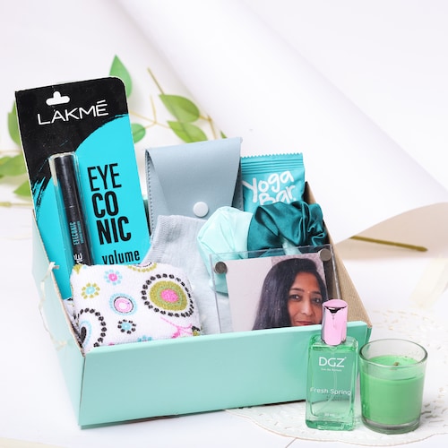 Buy Comfort Aqua Hamper For Her