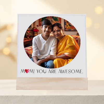 Personalised Awesome Mom Frame