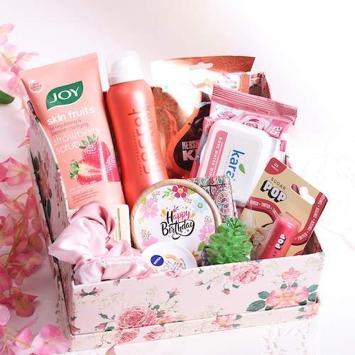 Buy Pretty Pink  Hamper For Her