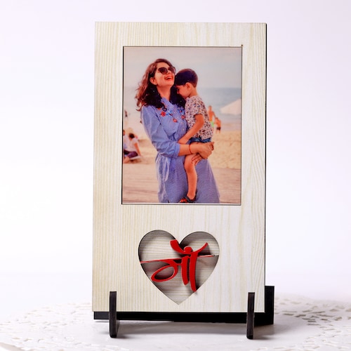 Buy Maa Heart Wooden Frame
