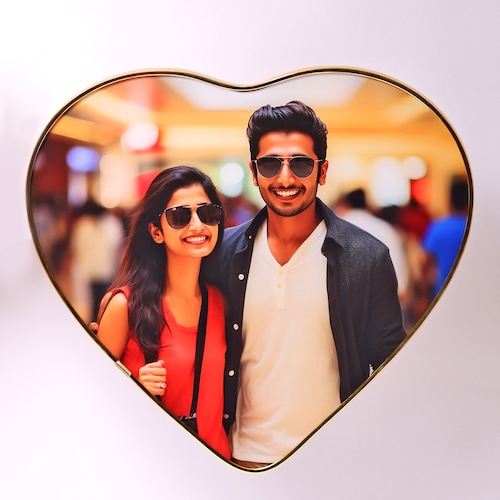 Buy Heart Print Keepsake Photo Frame