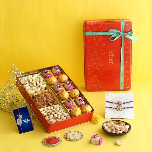 Buy Classic Mithai Delight Chocolate Rakhi Gift Box