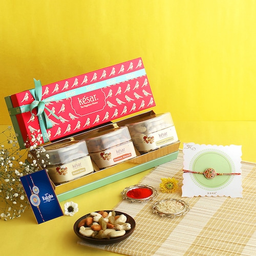 Buy Nutty Joy Dryfruit Rakhi Gift Box