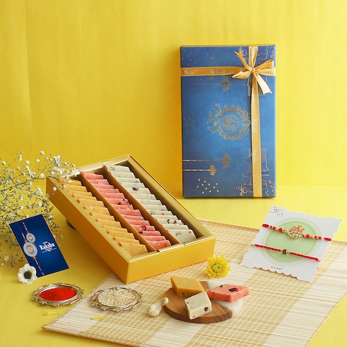 Buy Royal Kaju Katli Jubilee With Rakhi Gift Box
