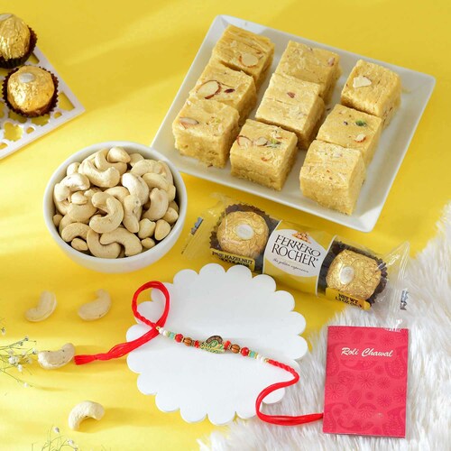 Buy Bansuri Rakhi With Gourmet