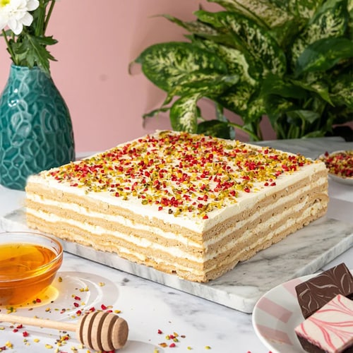 Buy Golden Honey Slice Cake
