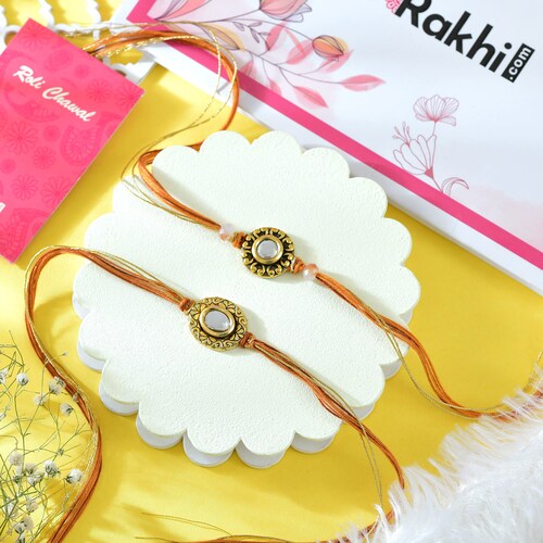 Buy Set of 2 Graceful Rakhi
