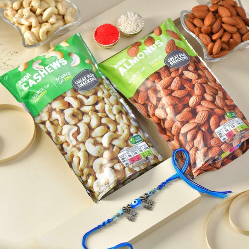 Buy Rakhi Delight with Almond and Cashew