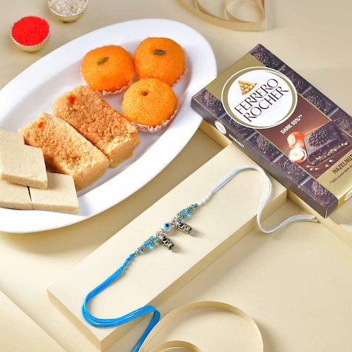 Buy Tradition Meets Luxury Rakhi Edition
