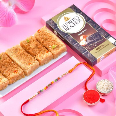 Rakhi with Sweet Treats