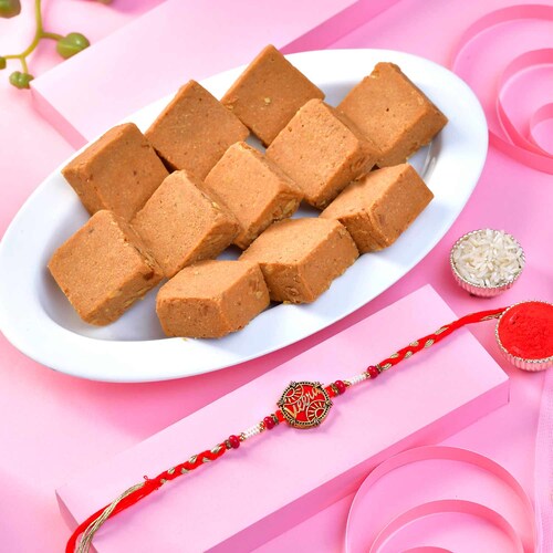 Buy Rakhi with Burfi