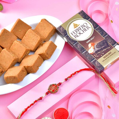 Rakhi with Sweet Delight