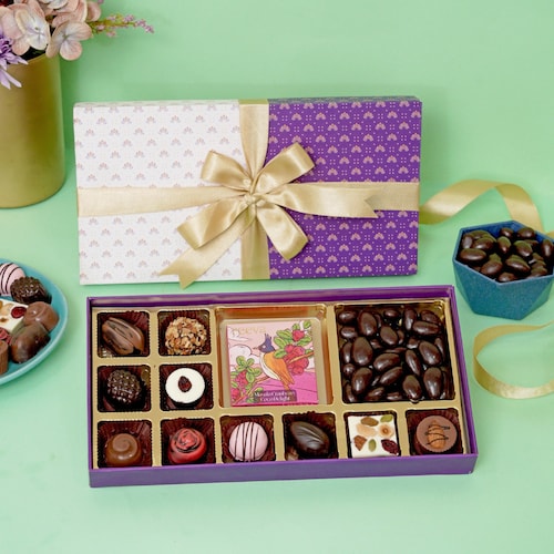 Buy Rakhi Chocolate Box with Divine Chocolate Delights