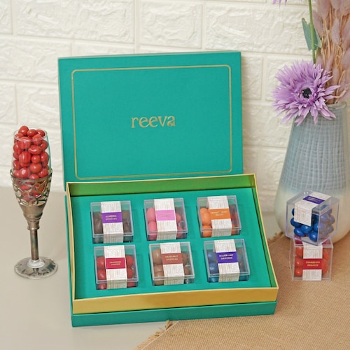 Buy Rakhi Chocolate Box with Colourful Dragee Delights