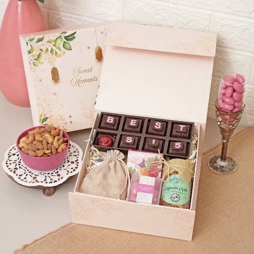 Buy Sister Rakhi Hamper with Heartfelt Gourmet Treats