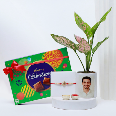 Personalized Pack of Rakhi with Big Celebration