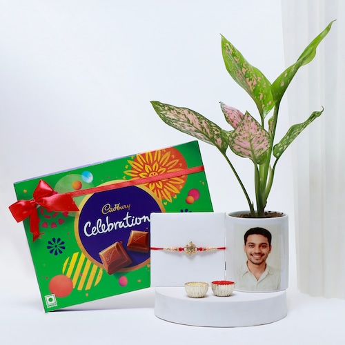 Buy Personalized Pack of Rakhi with Big Celebration