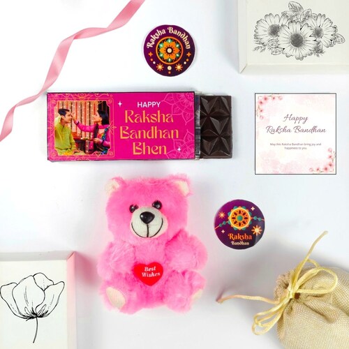 Buy Personalized Choco Cuddle Rakhi Surprise