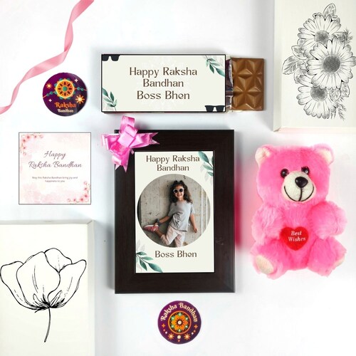 Buy Customised Rakhi Gift for Sister with Boss Bhen Theme