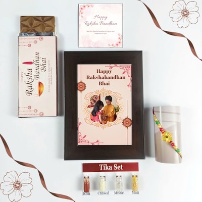 Expelite Customised Rakhi Set for Brother