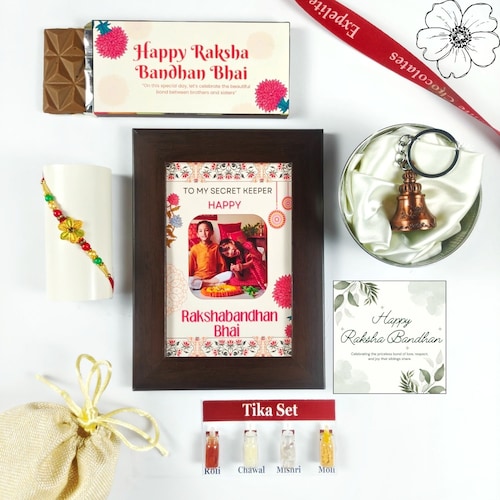 Buy Best Personalized Rakhi Chocolate Gift for Bhai
