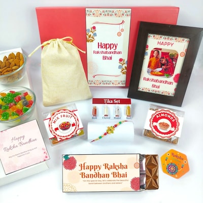 Personalized Rakhi Gift Hamper for Borther
