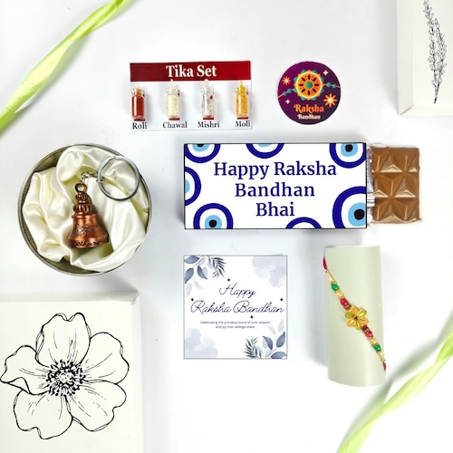 Buy Rakshabandhan Chocolate Bar with Evil Eye Theme