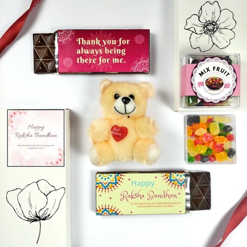 Buy Rakhi with Chocolate Gift Set for Sister