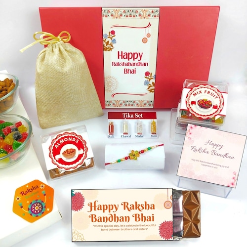 Buy Rakhi Treats and Traditions Hamper for Bhai