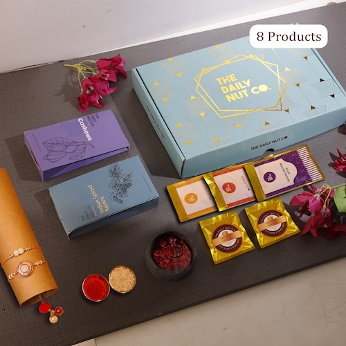 Buy Rakhi Rich Delights Hamper