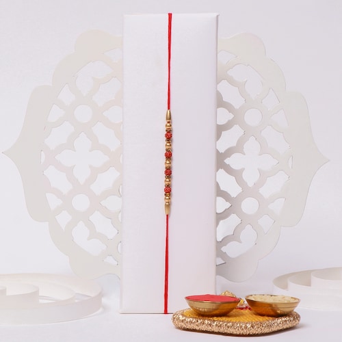 Buy Sacred Shield Single Rudraksh Rakhi