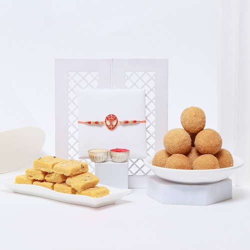 Buy Kids Rakhi with Sweets