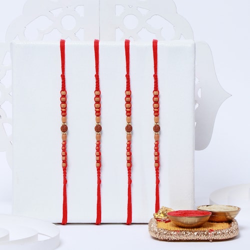 Buy Trinity Blessings Set of 4 Rakhis