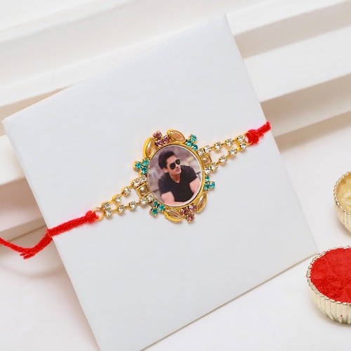 Buy Personalized Memory Thread Photo Rakhi