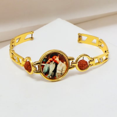 Personalized Forever Framed Rakhi Bracelet