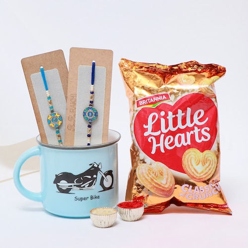 Buy Traditional Rakhis with Special Mug
