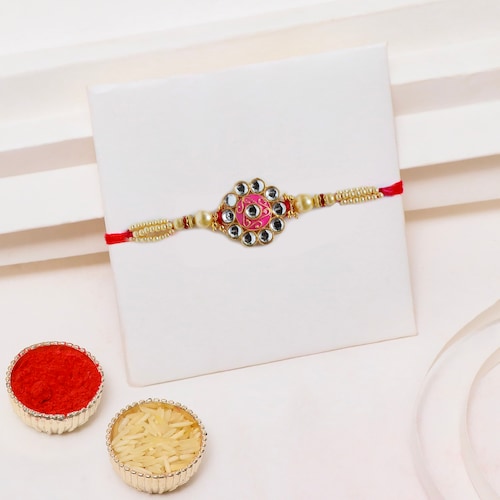 Buy Premium Kundan Designer Rakhi