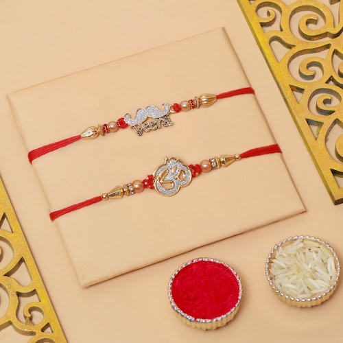 Buy Om and Veera Rakhi