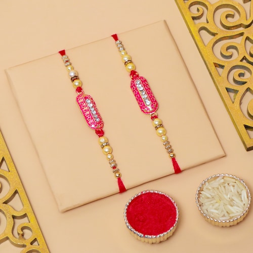 Buy Capsule Meenakari Rakhi