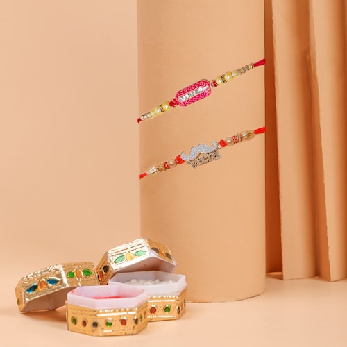 Buy Meenakari and Veera Rakhi