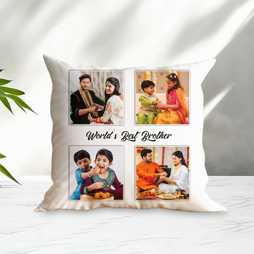 Buy Personalized Worlds Best Brother Cushion