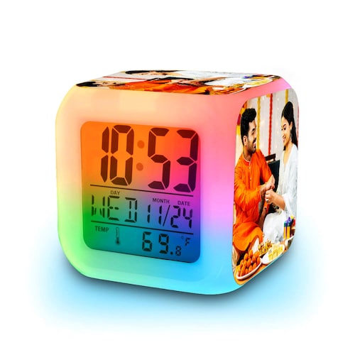 Buy Personalized Rakhi Moments Led Clock