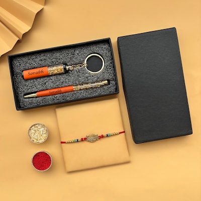 Personalized Rakhi Gift Set for Brother