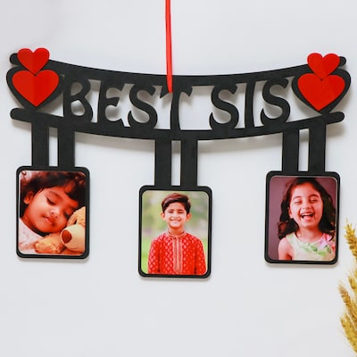 Customizable Best Sis Photo Frame