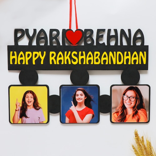 Buy Customizable Rakhi Photo Display for Sister