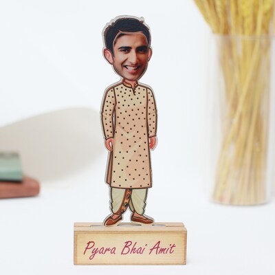 Personalized Brother Caricature Stande