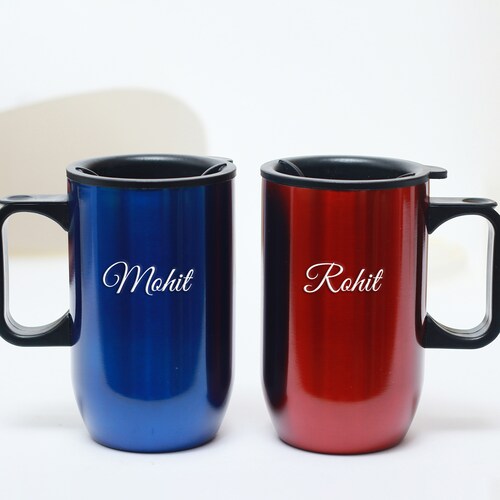 Buy Personalized Couples Travel Mugs