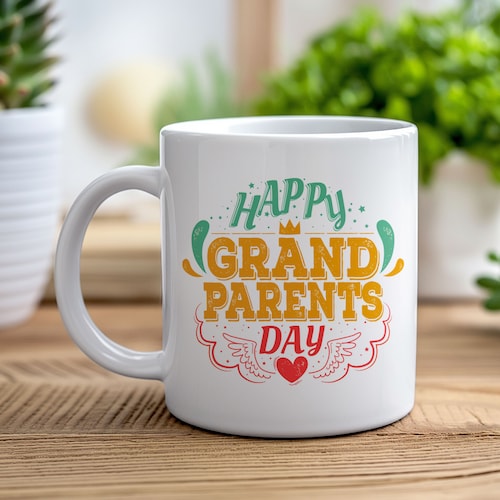 Buy Grandparents Printed Ceramic Mug