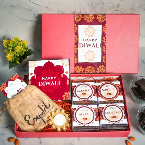 Buy Diwali Gift Hampr With Dry Fruits
