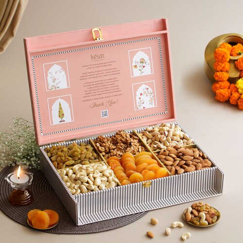 Buy Jaipur Pink Bespoke Dry Fruit a Box